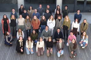 Alumnas en una clase